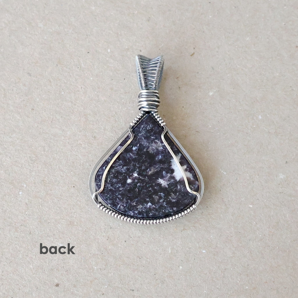 Handcrafted Lepidolite Pendant - Talisman of Balance