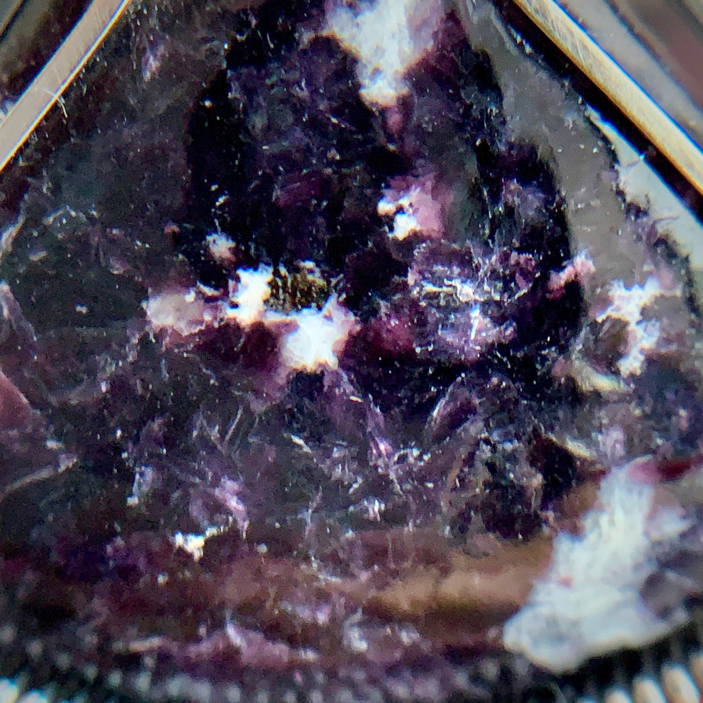 Handcrafted Lepidolite Pendant - Talisman of Balance