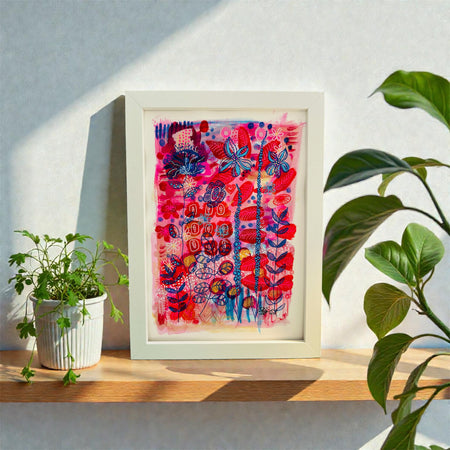 Hand-painted Original Art : Reaching Higher