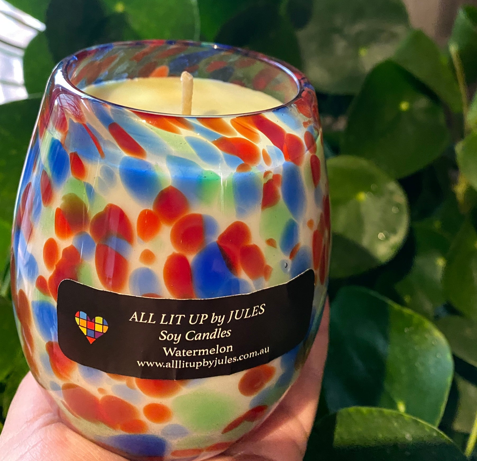 Harlequin Glass with Watermelon Fragrance