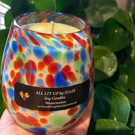 Harlequin Glass with Watermelon Fragrance