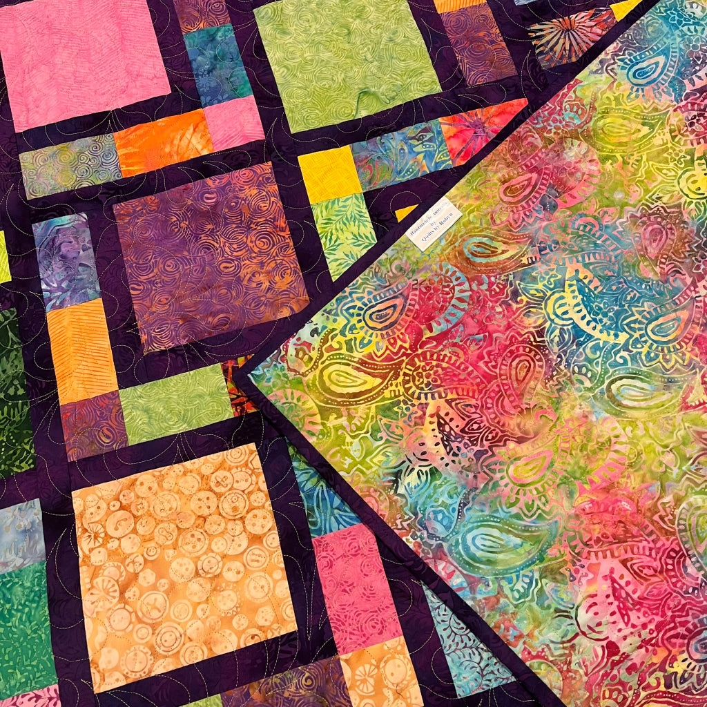 handmade patchwork quilt australia - queen sized