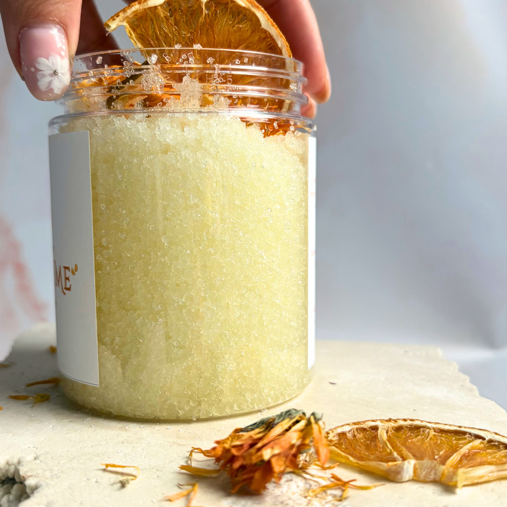 Golden Light Sugar Body Scrub | Sweet Orange Exfoliating Body Polish