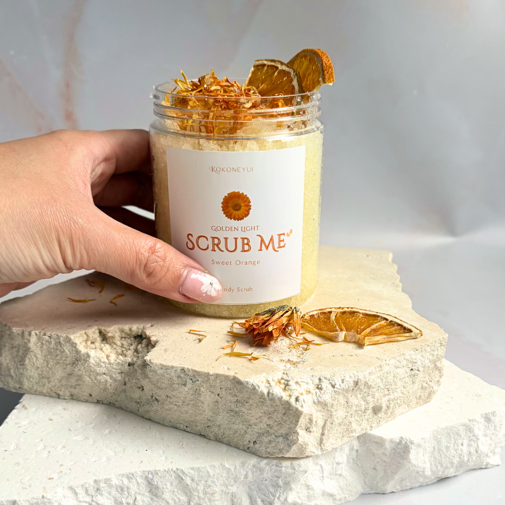 Golden Light Sugar Body Scrub | Sweet Orange Exfoliating Body Polish