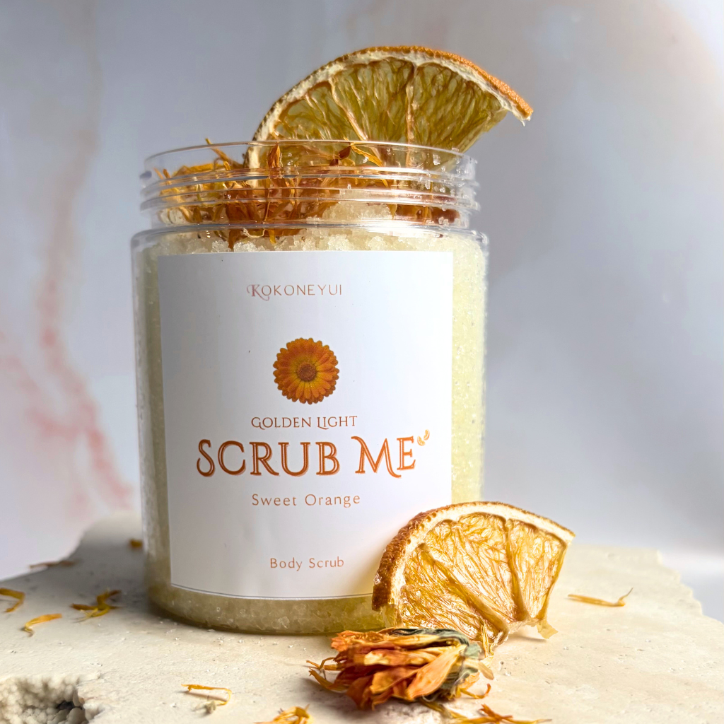 Golden Light Sugar Body Scrub | Sweet Orange Exfoliating Body Polish