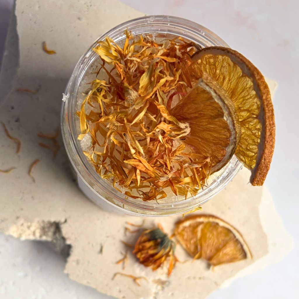 Golden Light Sugar Body Scrub | Sweet Orange Exfoliating Body Polish