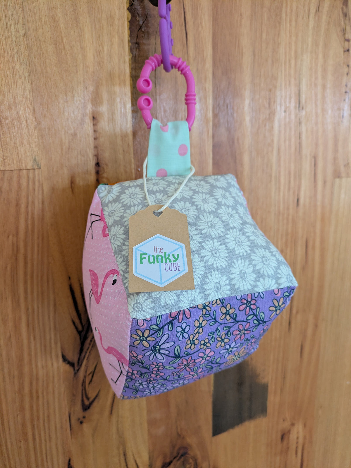 Floral, Flamingo, Butterfly Soft Baby Cube