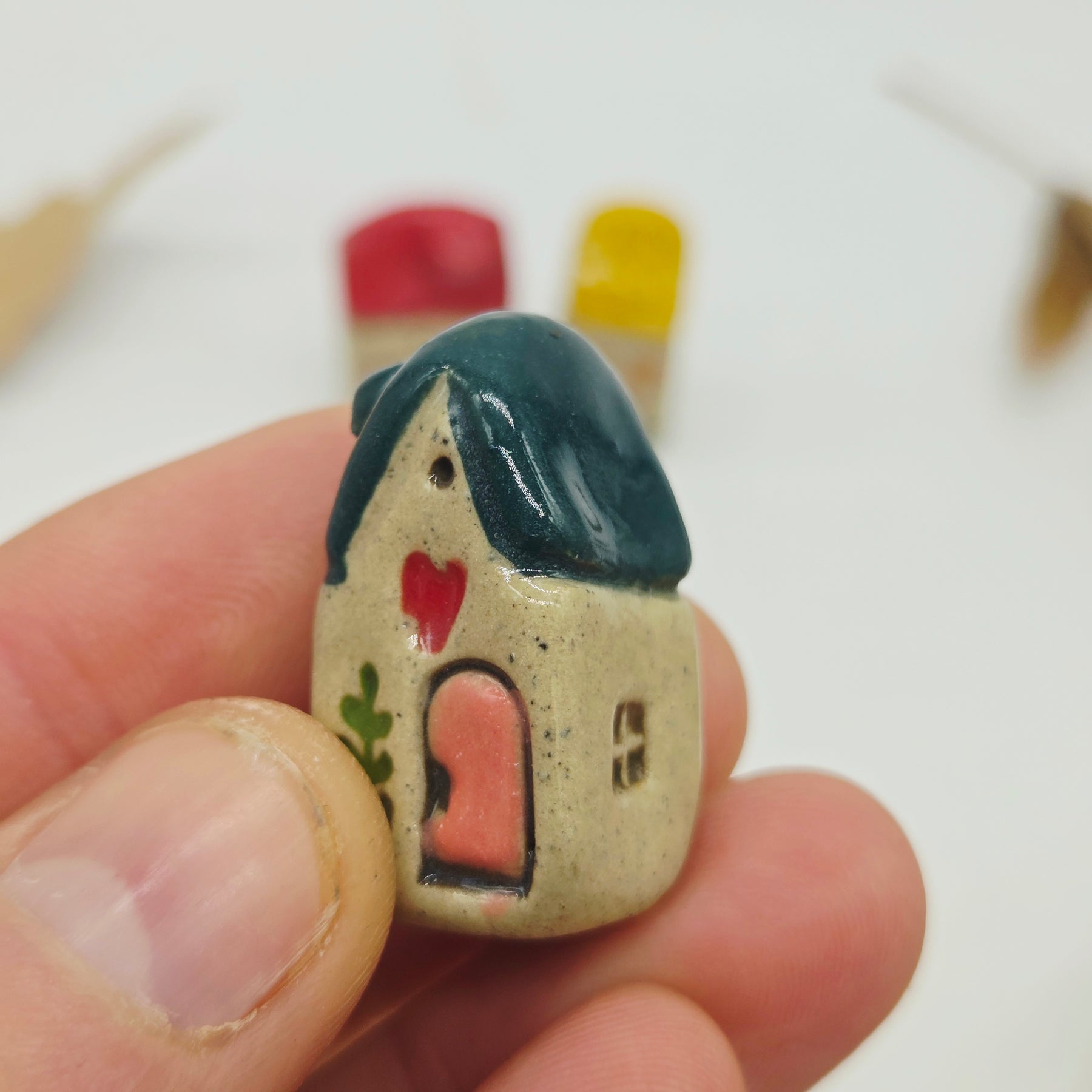 Tiny Ceramic Village - Autumn Avenue