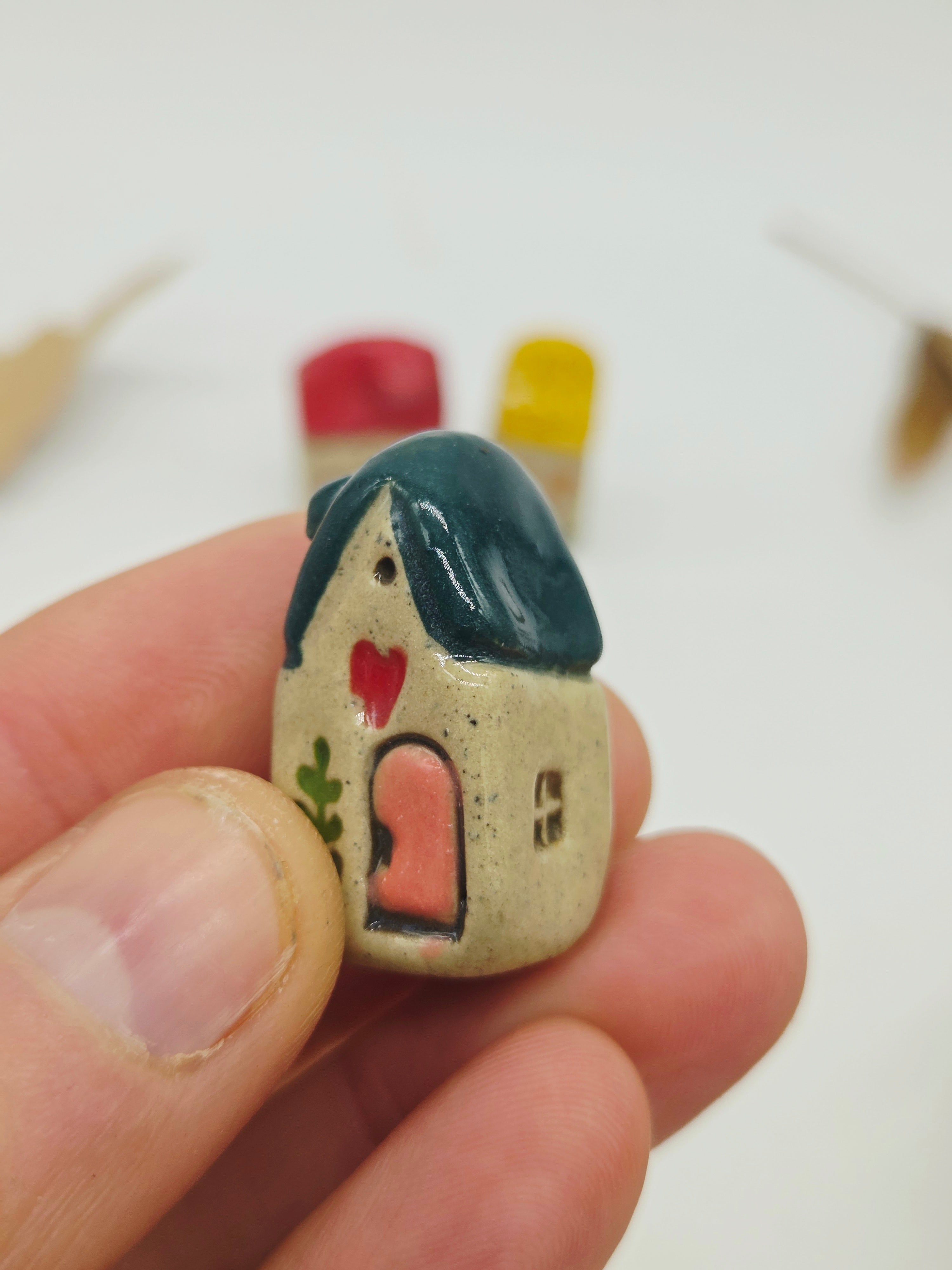 Tiny Ceramic Village - Autumn Avenue