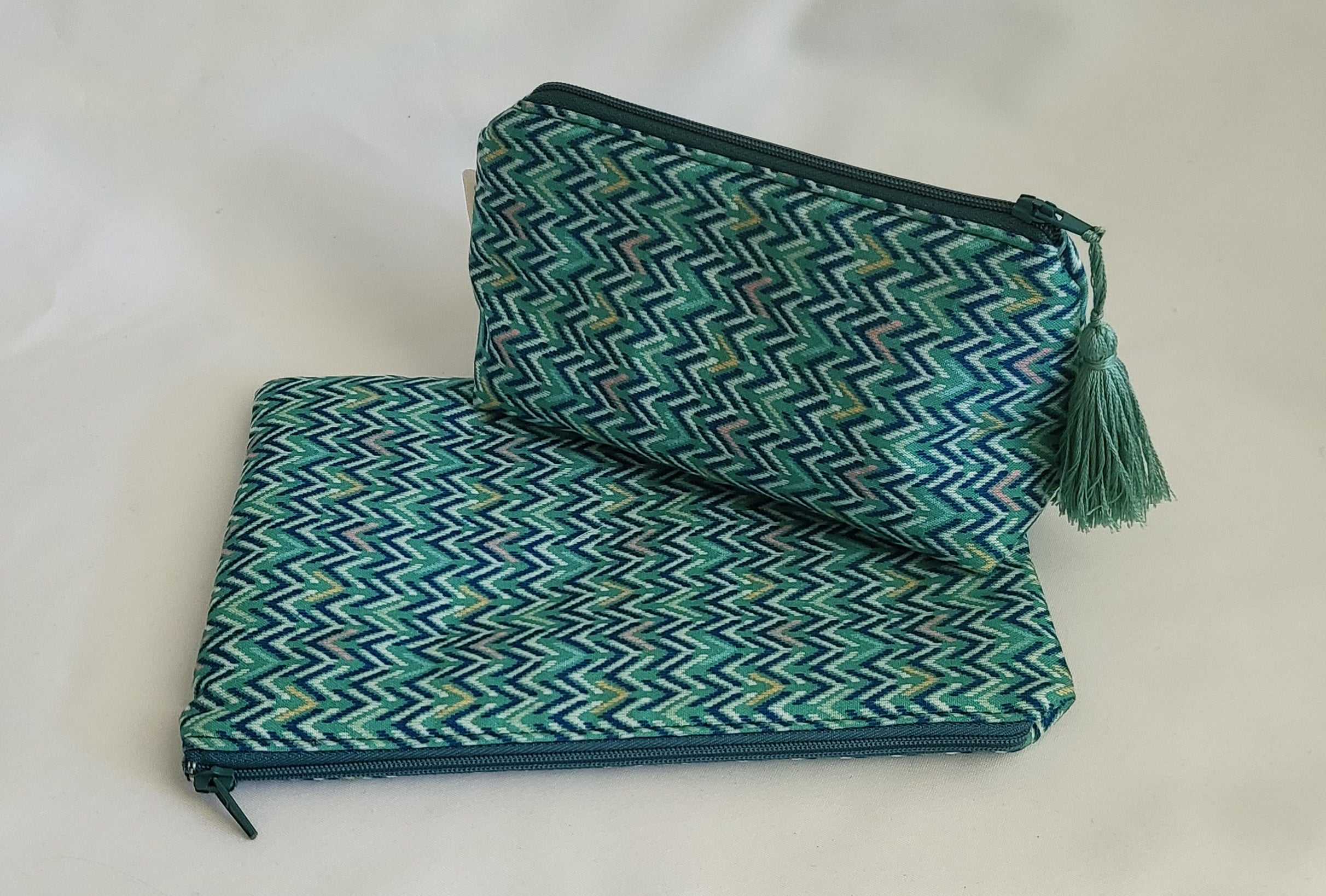 Makeup or Cosmetic Travel Pouch in Teal - Mother's Day Gift | Still.