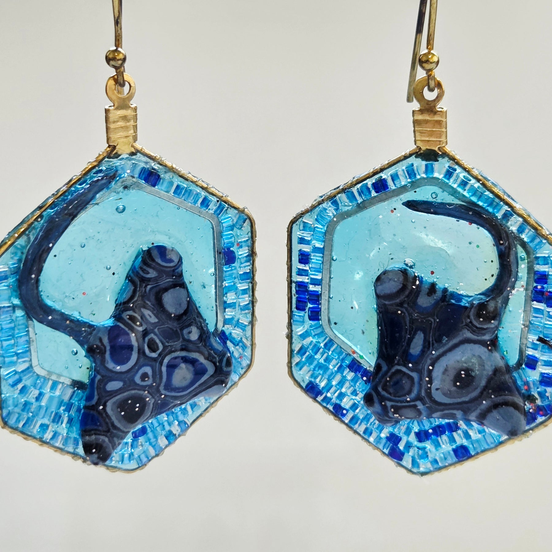 Ocean Jewel Stingray Earrings