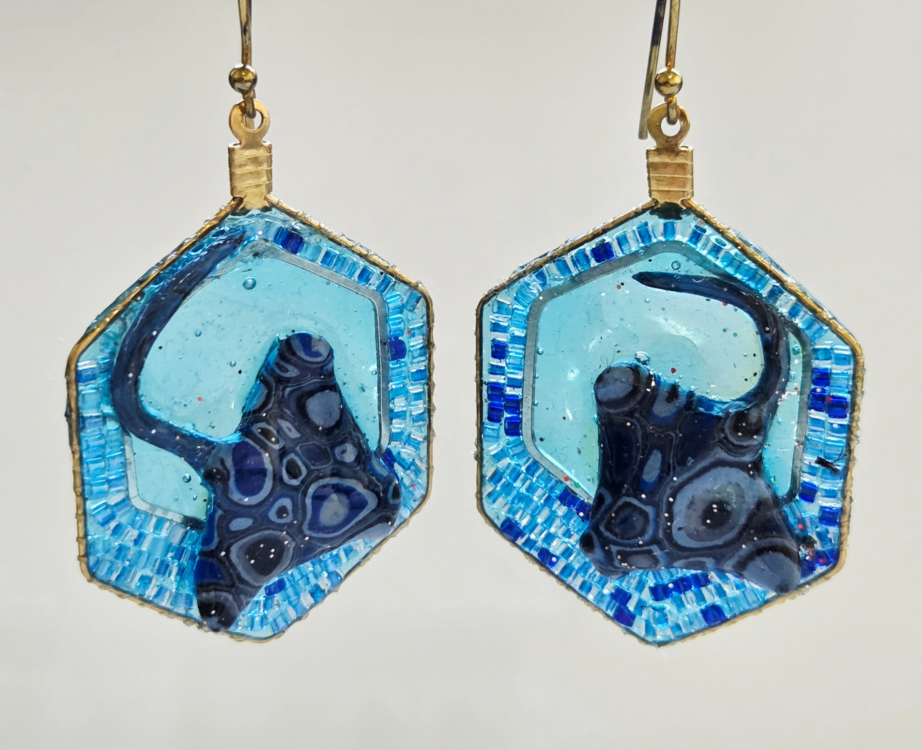 Ocean Jewel Stingray Earrings