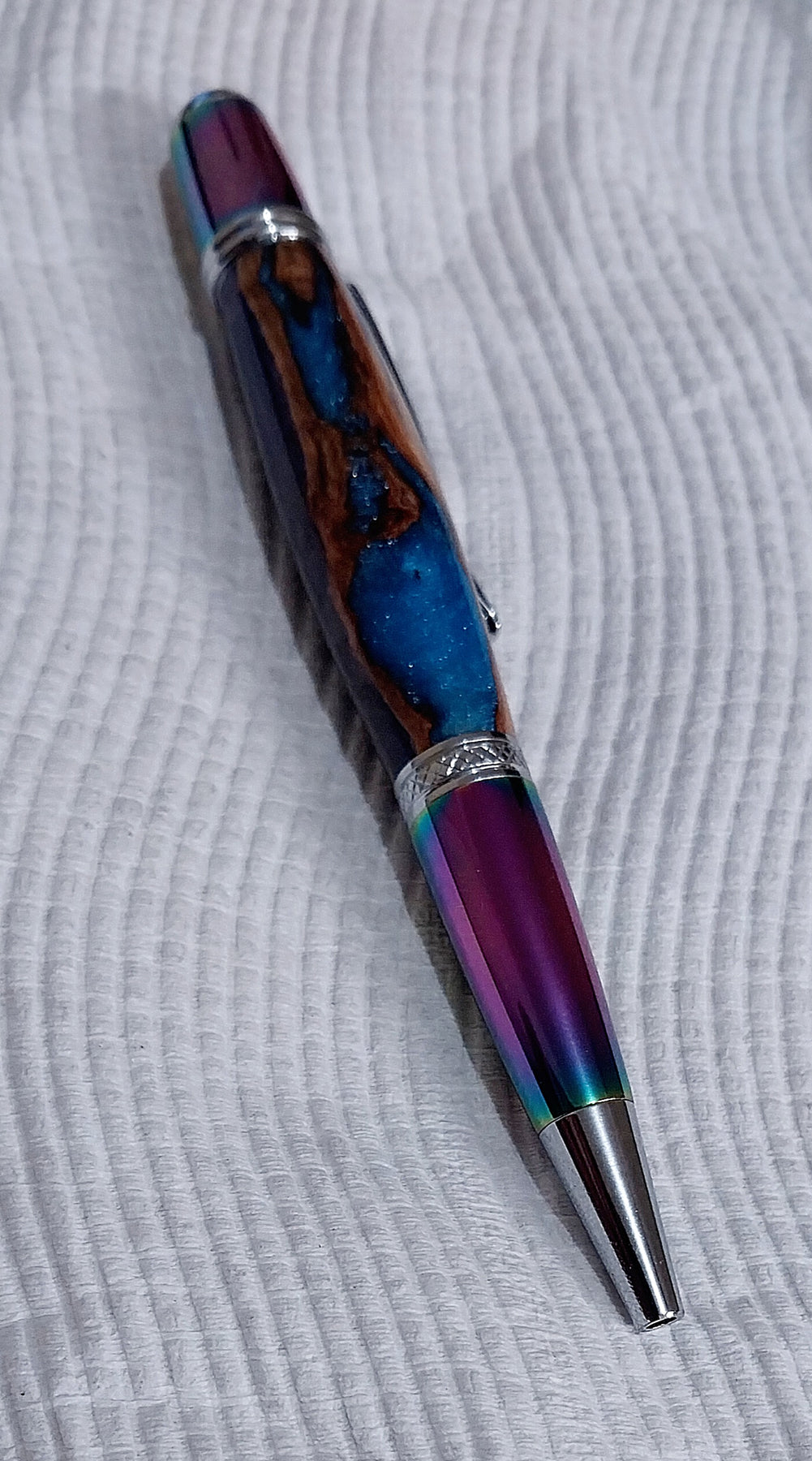 Mallee Burl Hybrid Resin Sierra Twist Pen