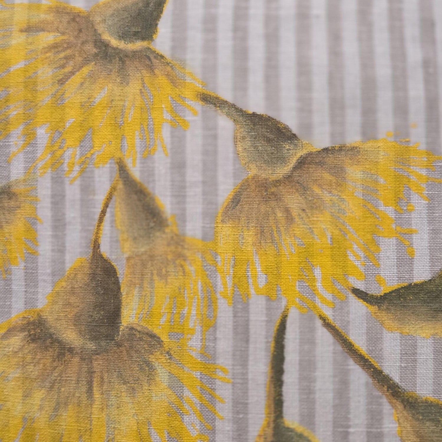 Honey Box Blossoms French Linen cushion covers- hand printed & hand painted