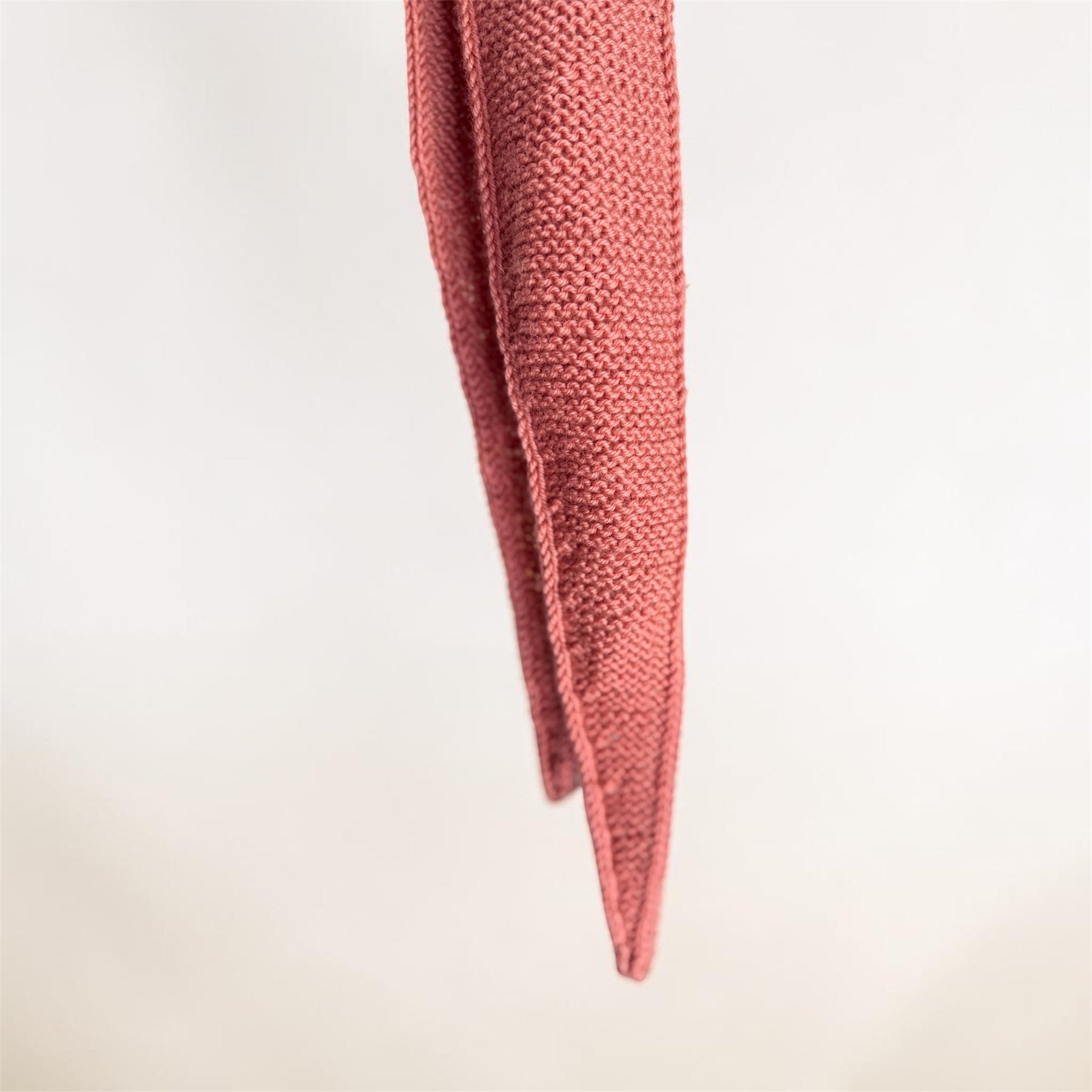 Knit sophie scarf in dusty pink