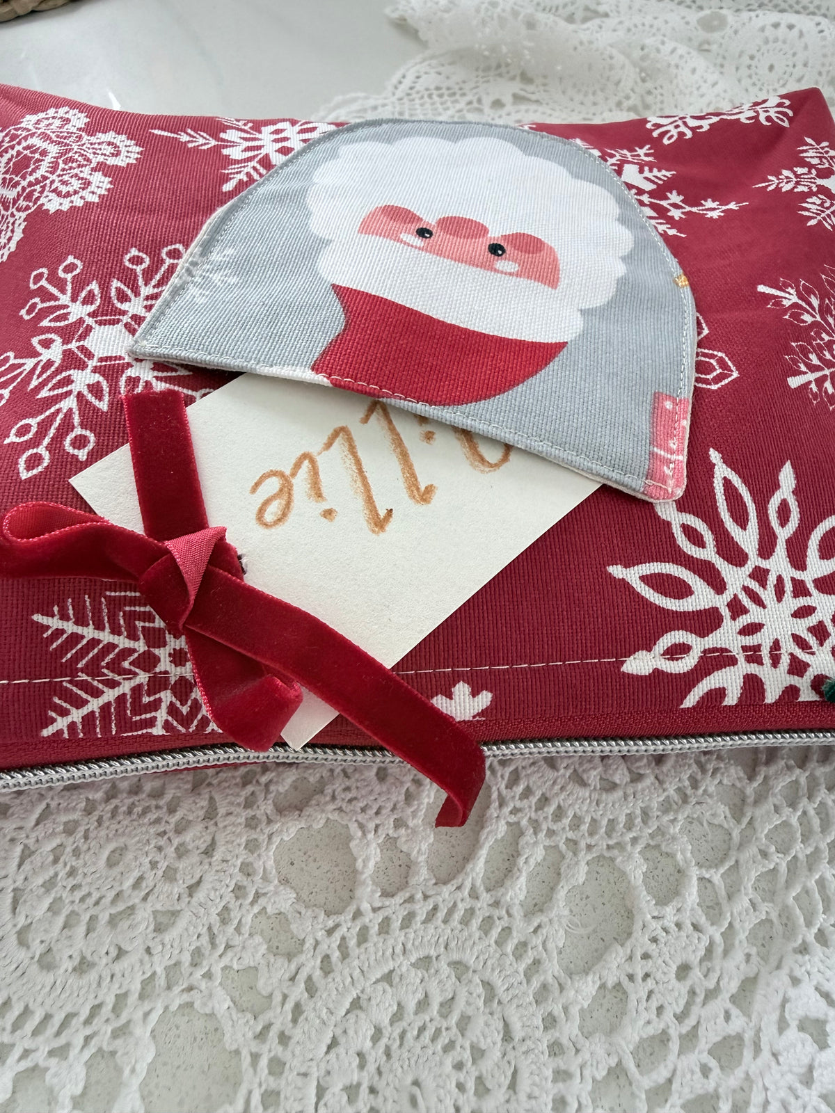 Christmas zippered gift bags