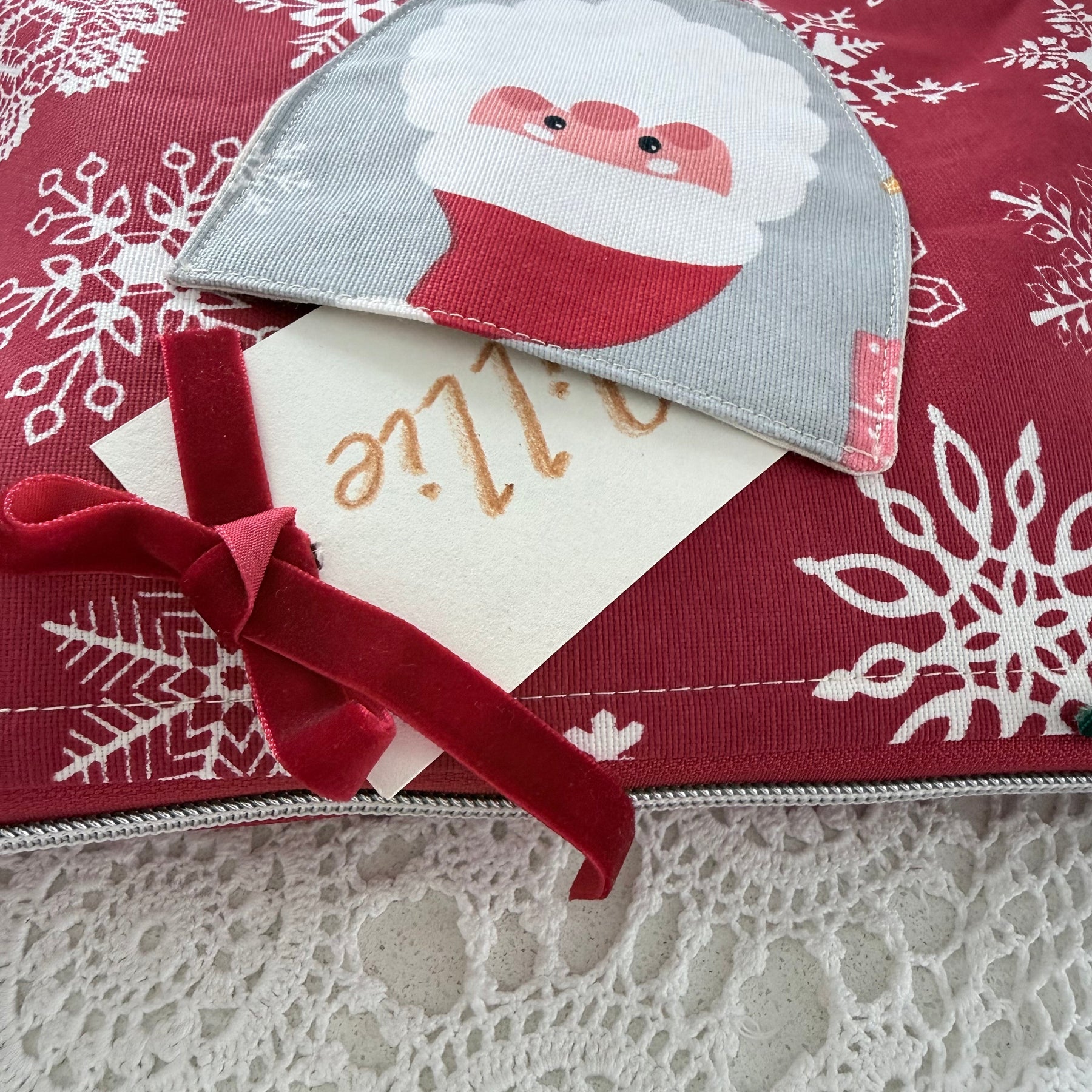 Christmas bottle bags
