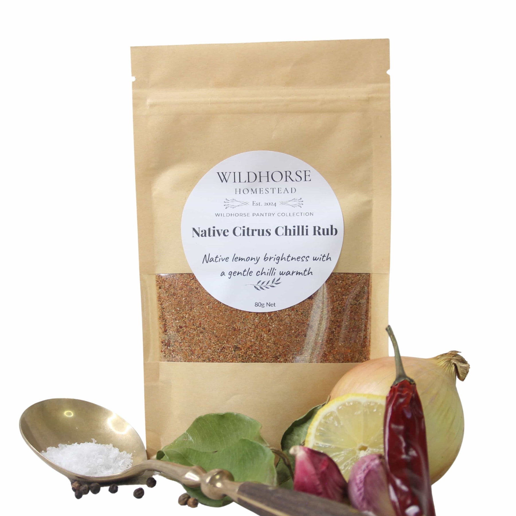 Wildhorse Homestead Native Citrus Chilli Rub – 80g