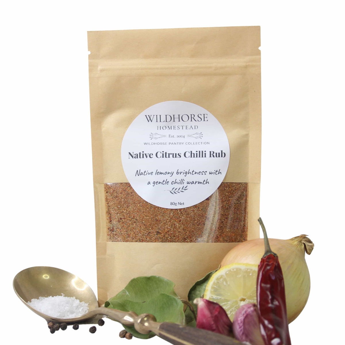 Wildhorse Homestead Native Citrus Chilli Rub – 80g
