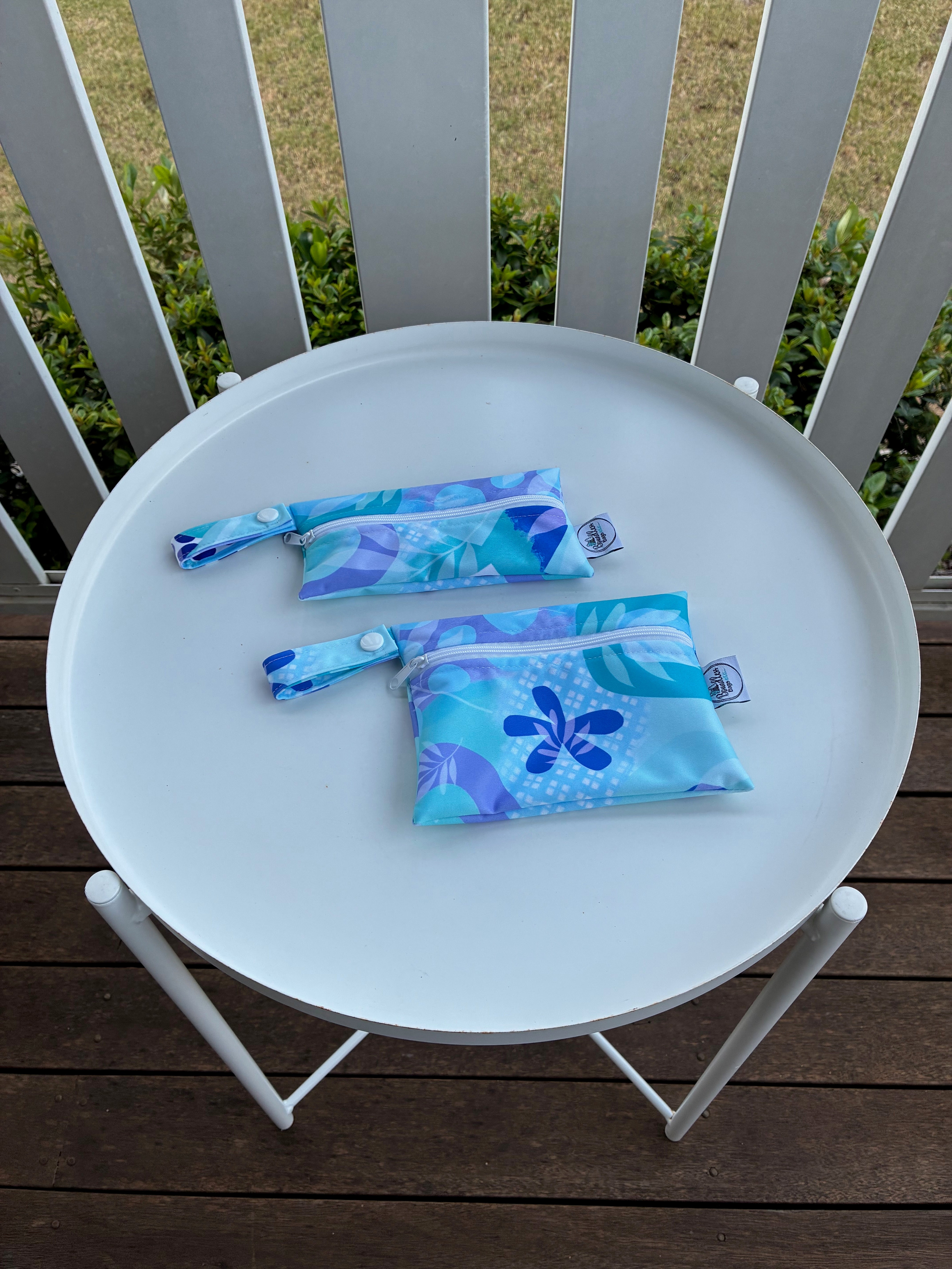 READY MADE Water-resistant wet bags - Palm Cove (Wonderland Design Co)