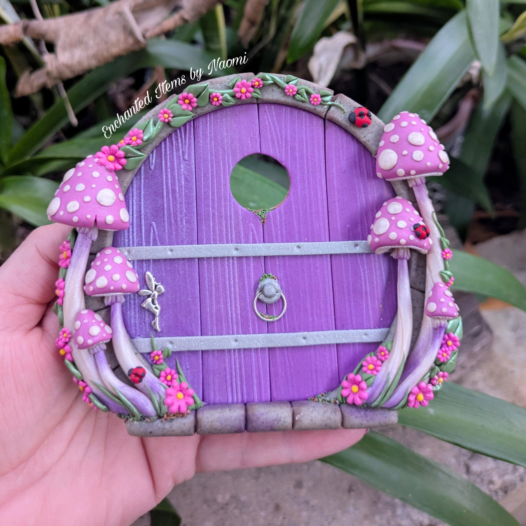 Purple Fairy Hobbit door
