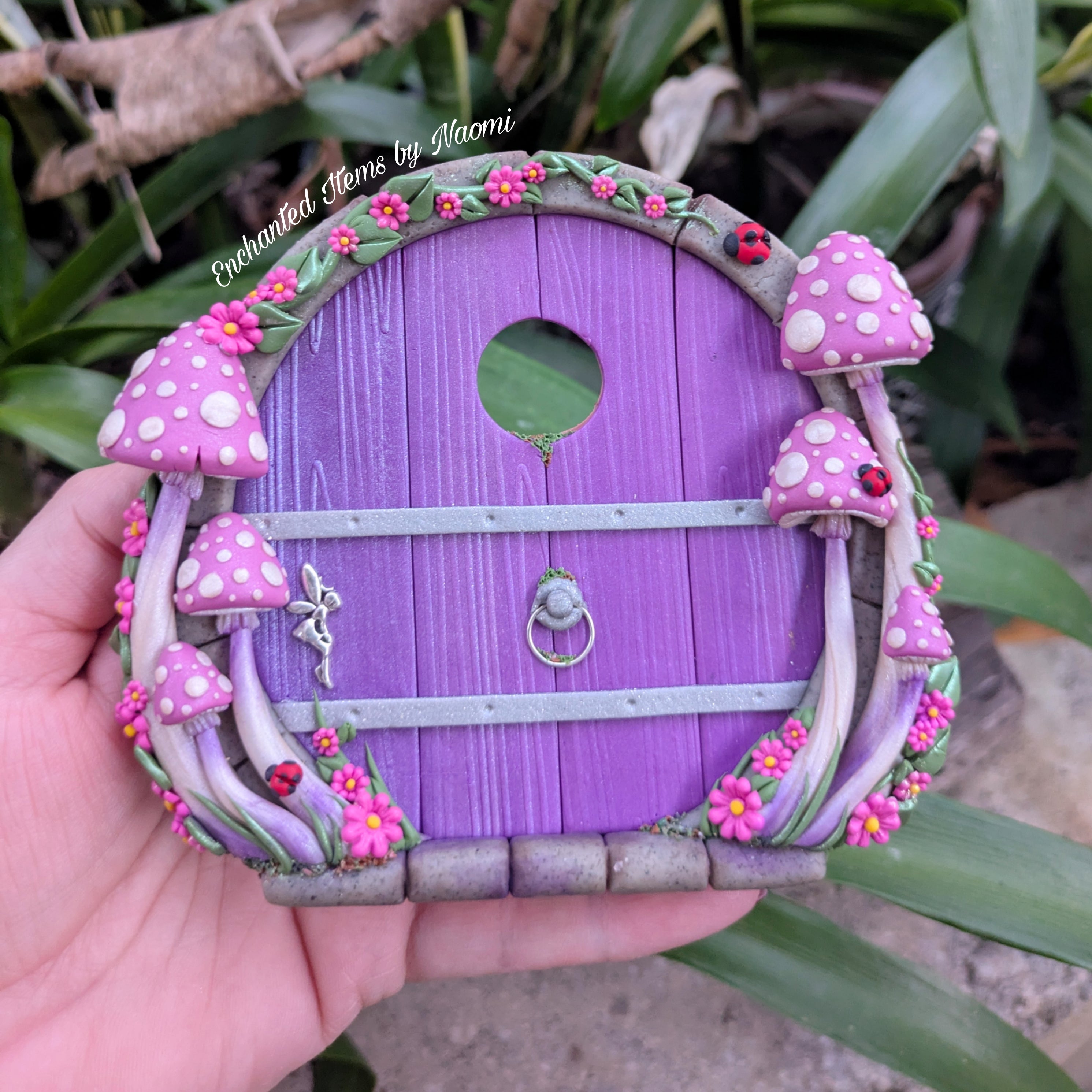 Purple Fairy Hobbit door