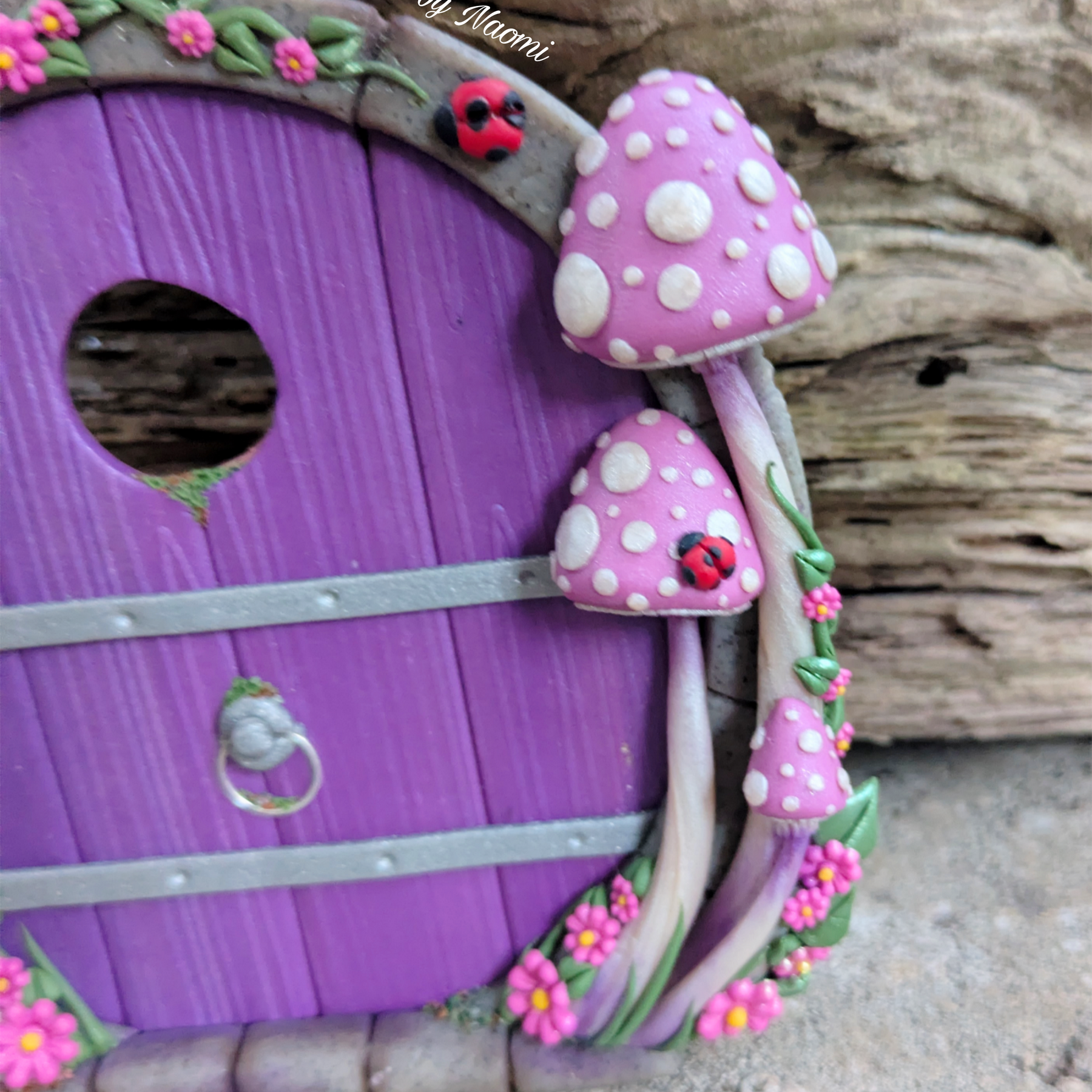 Purple Fairy Hobbit door
