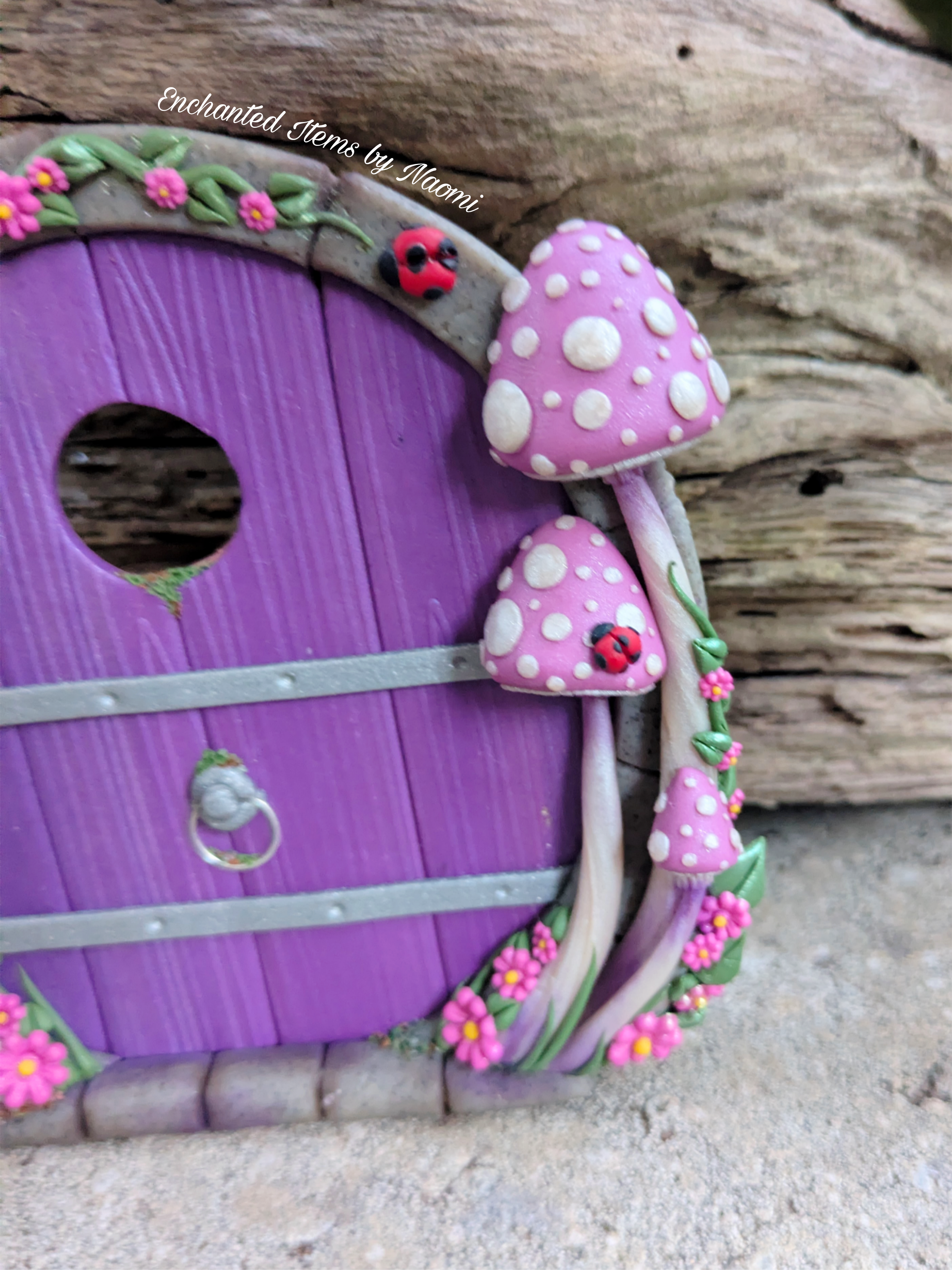 Purple Fairy Hobbit door