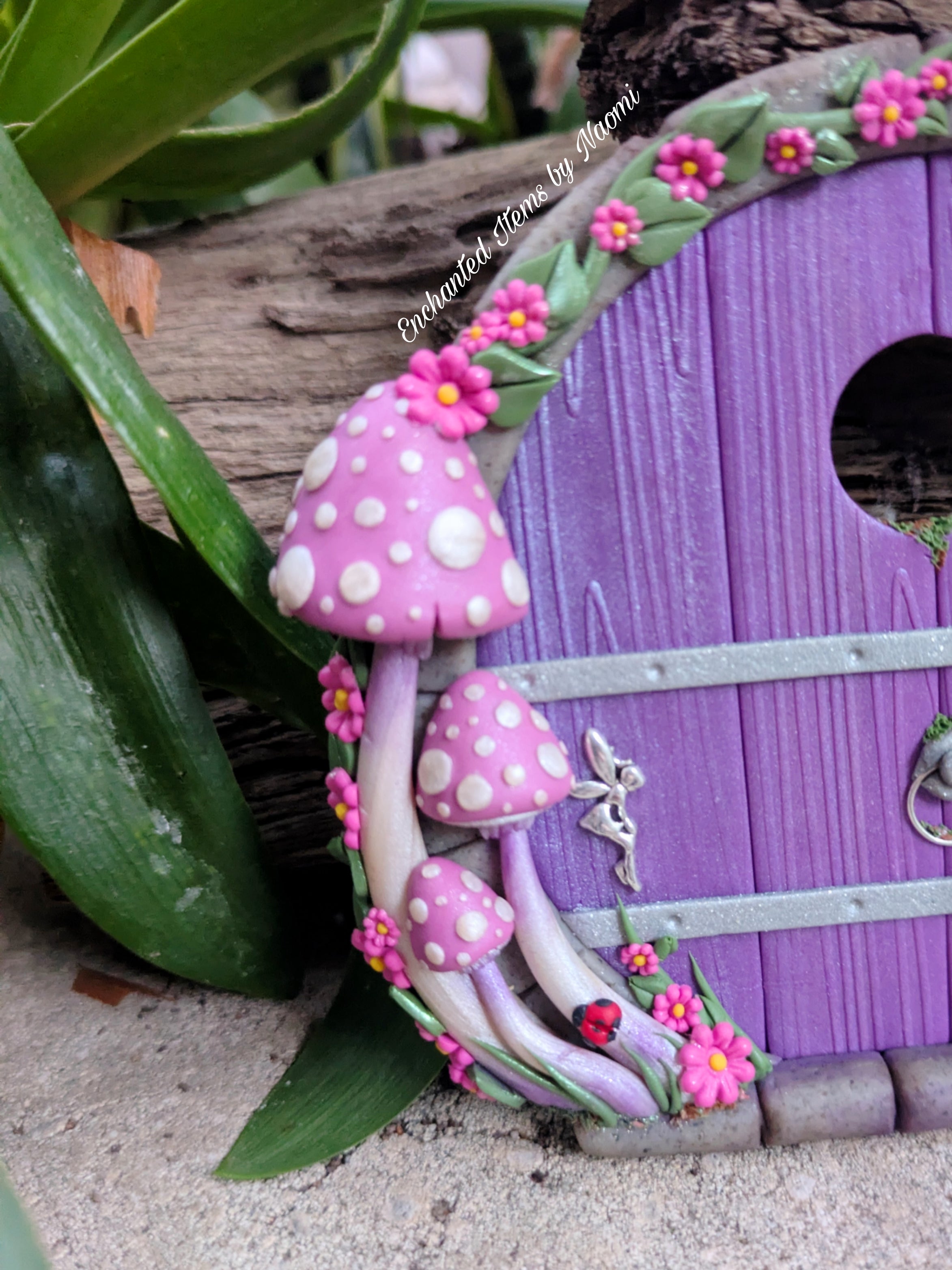 Purple Fairy Hobbit door