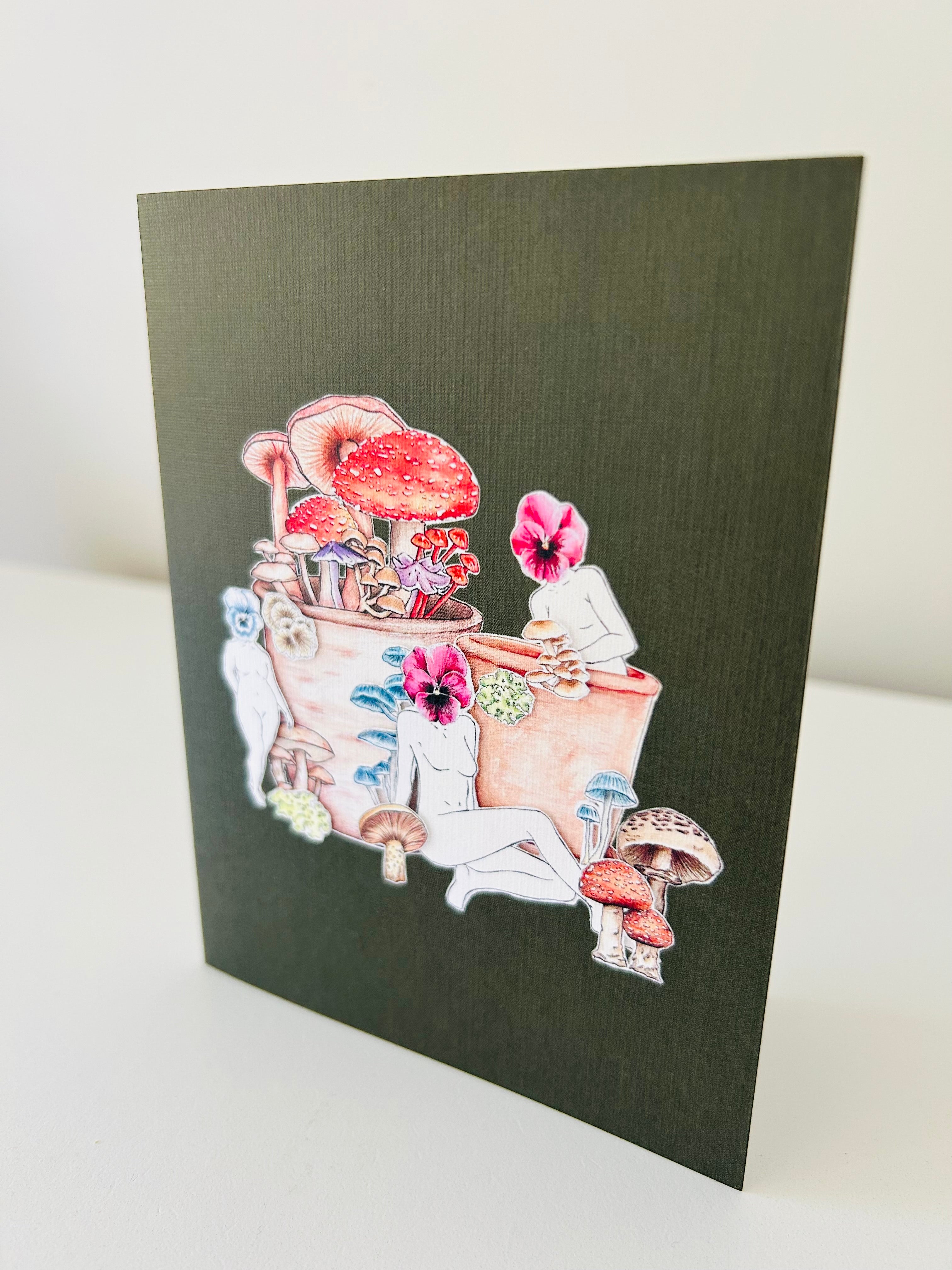 Greeting Card - Fungi is Female