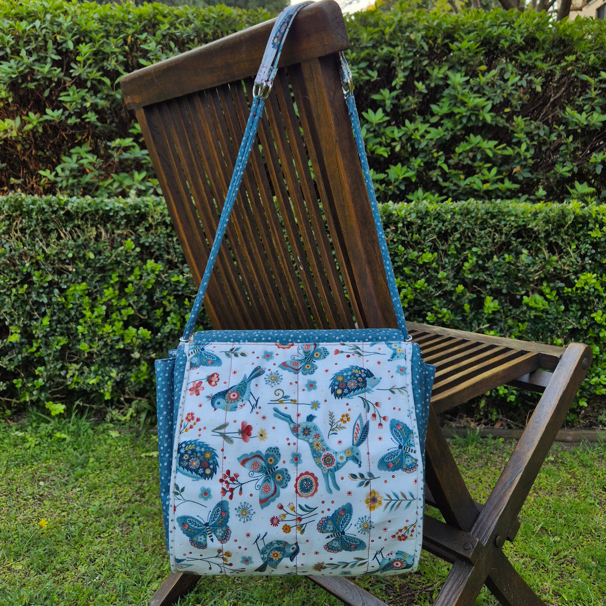 Large Knitting Project Bag – Convertible Shoulder Bag