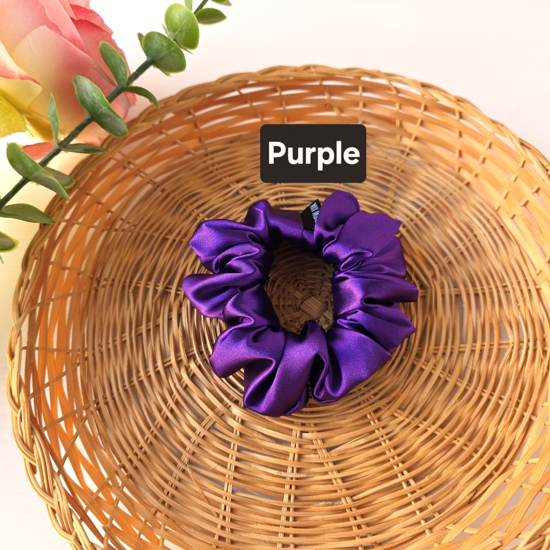Regular Satin Scrunchies, Handmade Hair Ties, Ponytail Bands