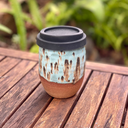 Travel Cup: Cascades | Wheel Thrown Ceramic Cup