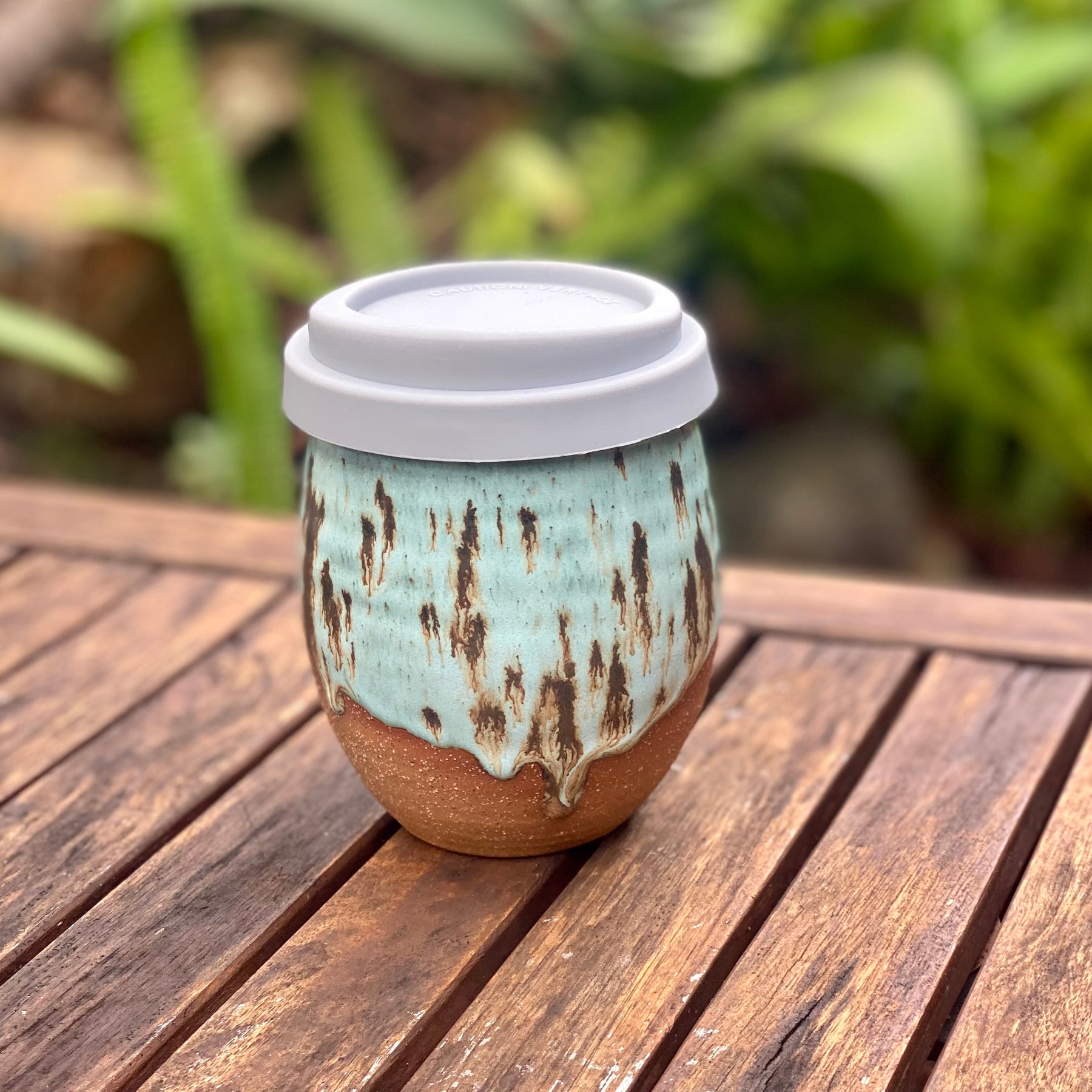 Travel Cup: Cascades | Wheel Thrown Ceramic Cup