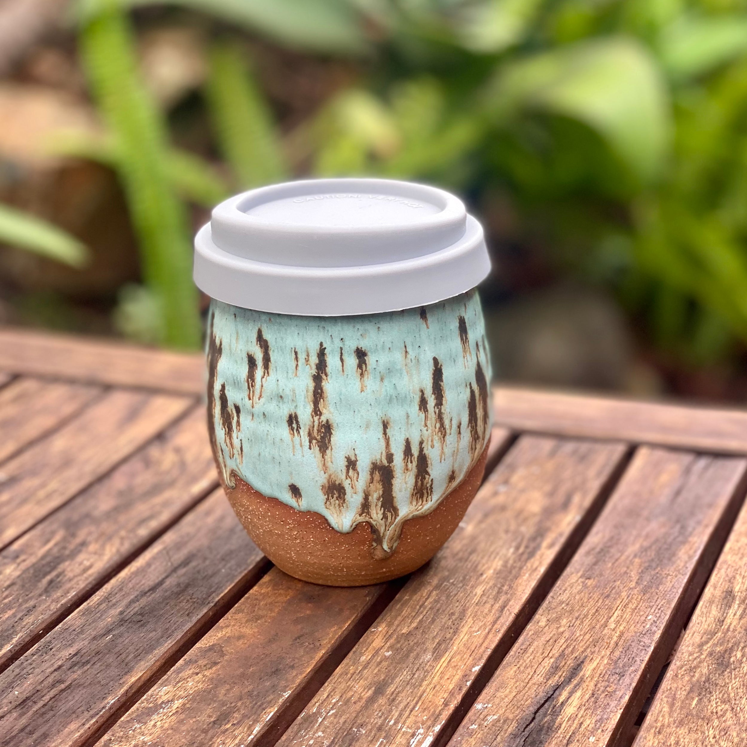 Travel Cup: Cascades | Wheel Thrown Ceramic Cup