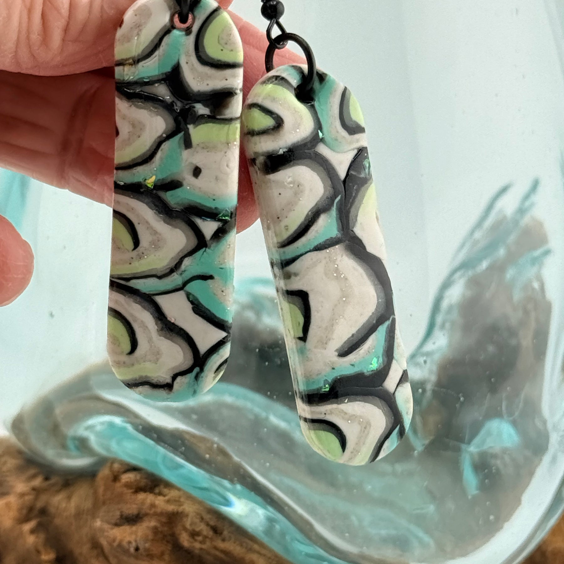 The Off Pattern Collection | Long Dangle Earrings