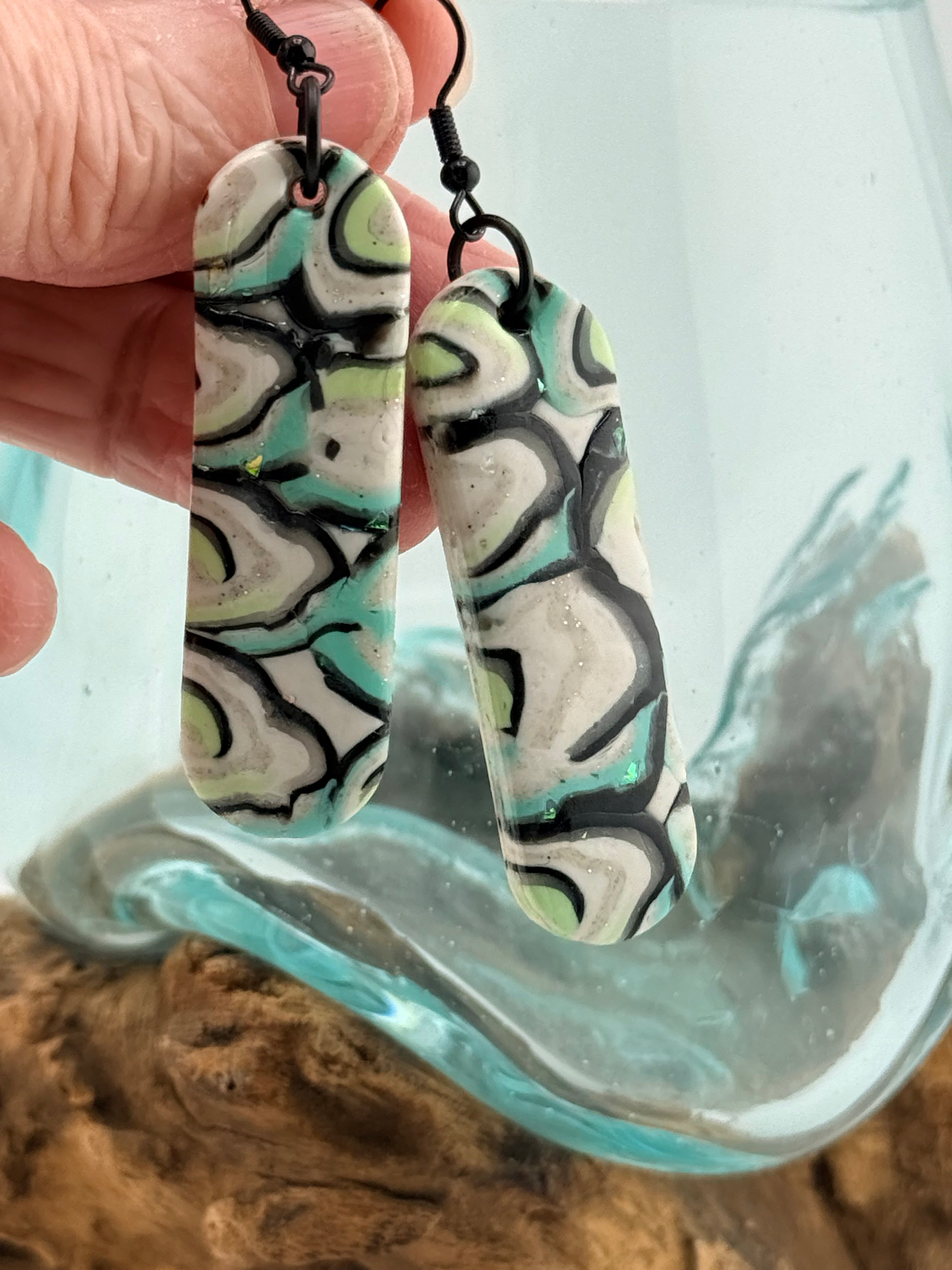 The Off Pattern Collection | Long Dangle Earrings