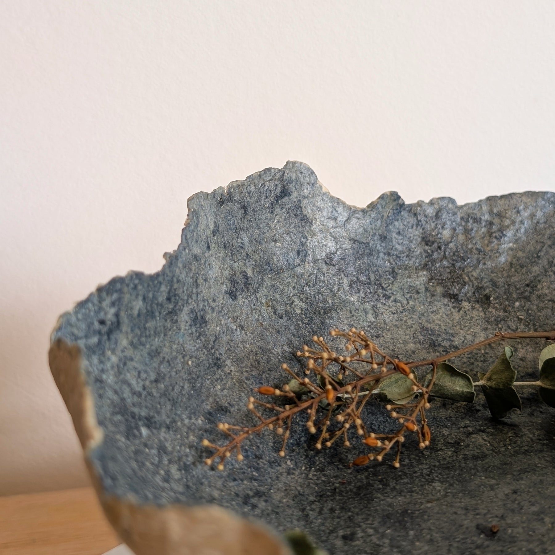 Handmade Sculptural Pedestal Bowl | Tideworn Collection