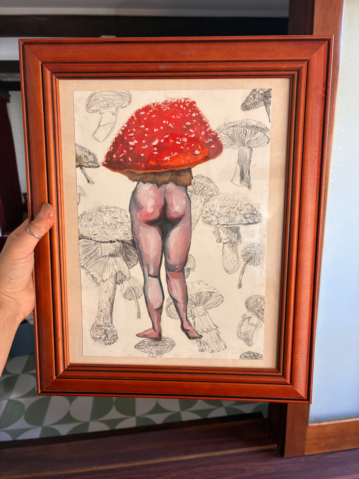 Original Mushroom Lady Artwork