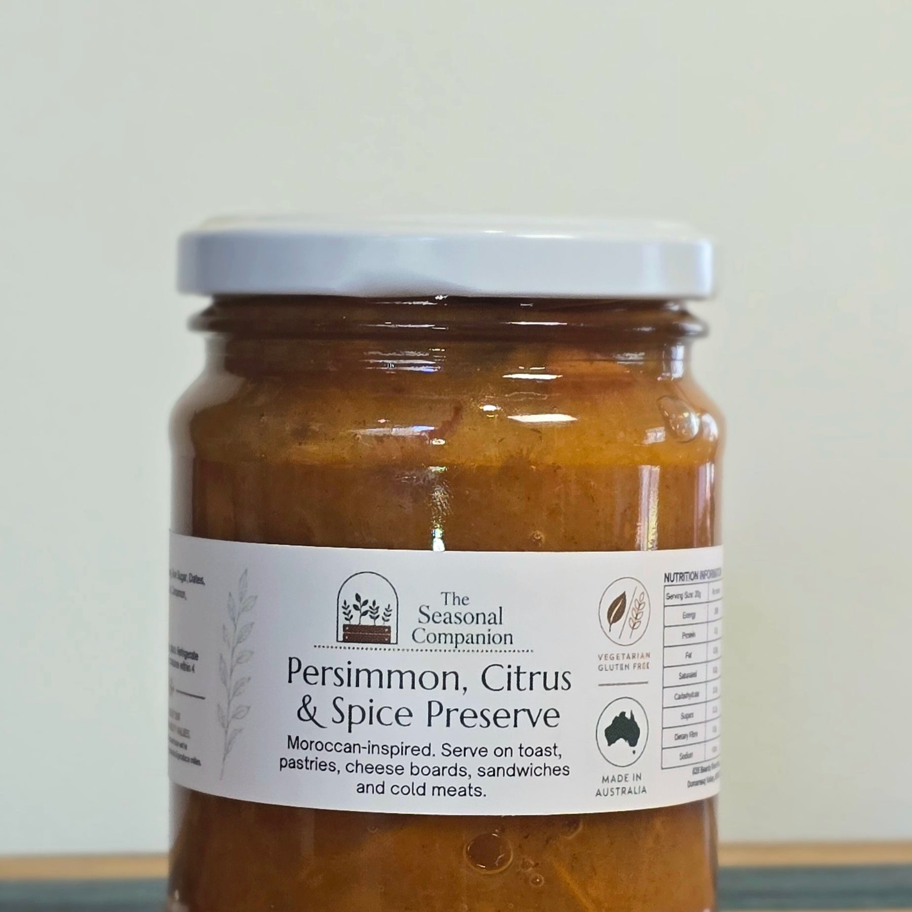 Persimmon, Citrus & Spice Preserve