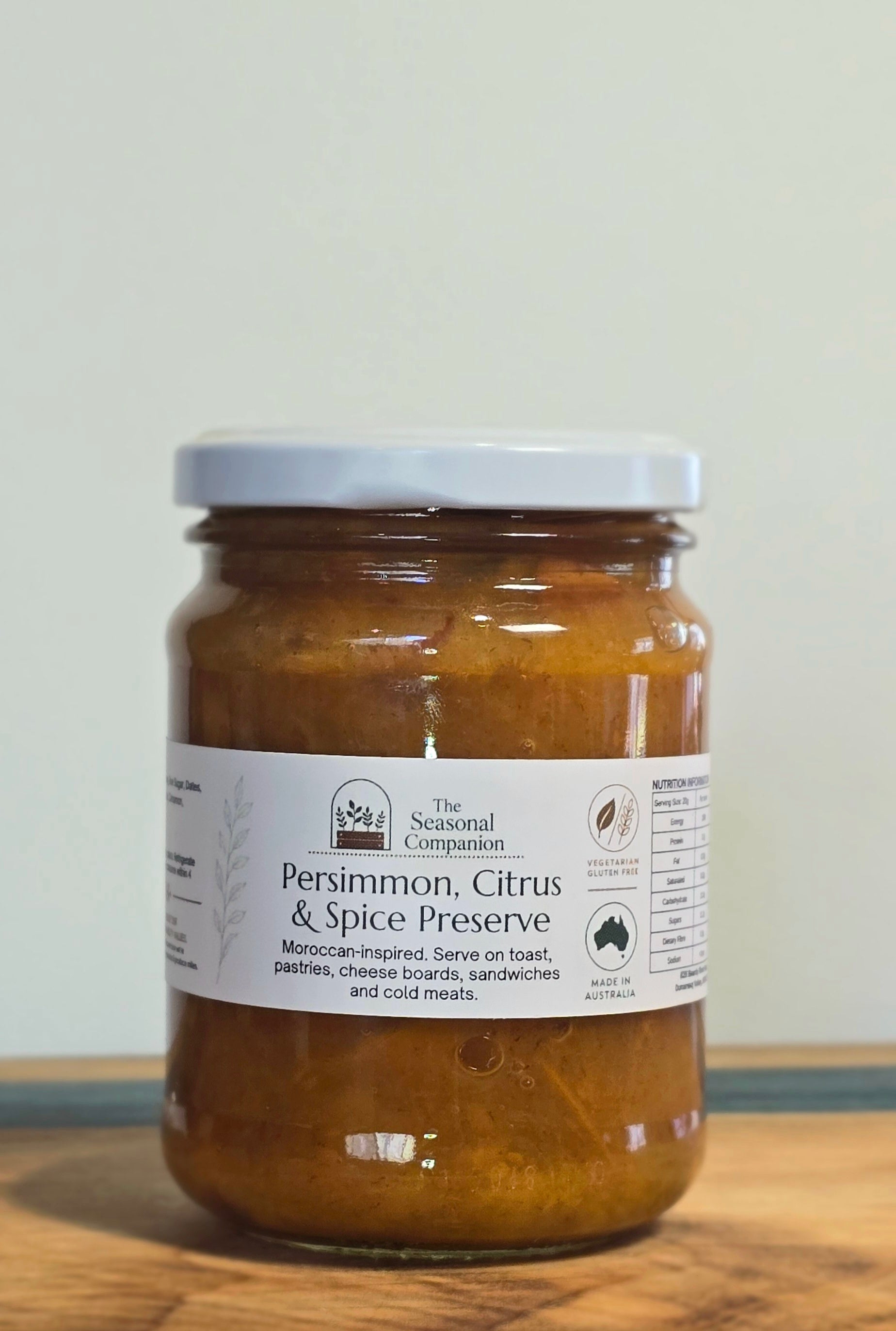 Persimmon, Citrus & Spice Preserve