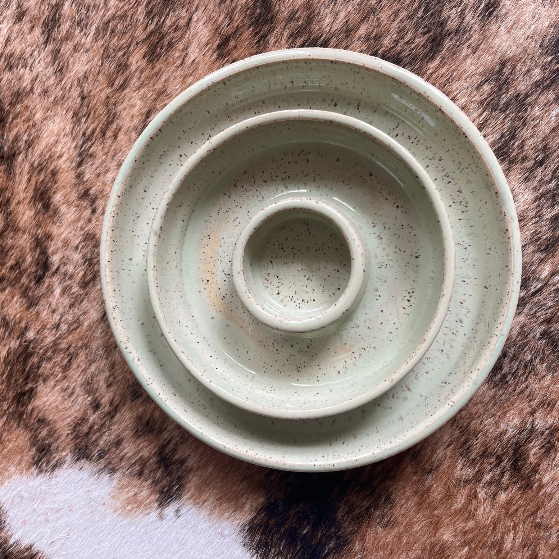 Slow Feeding Ceramic Dog Bowl