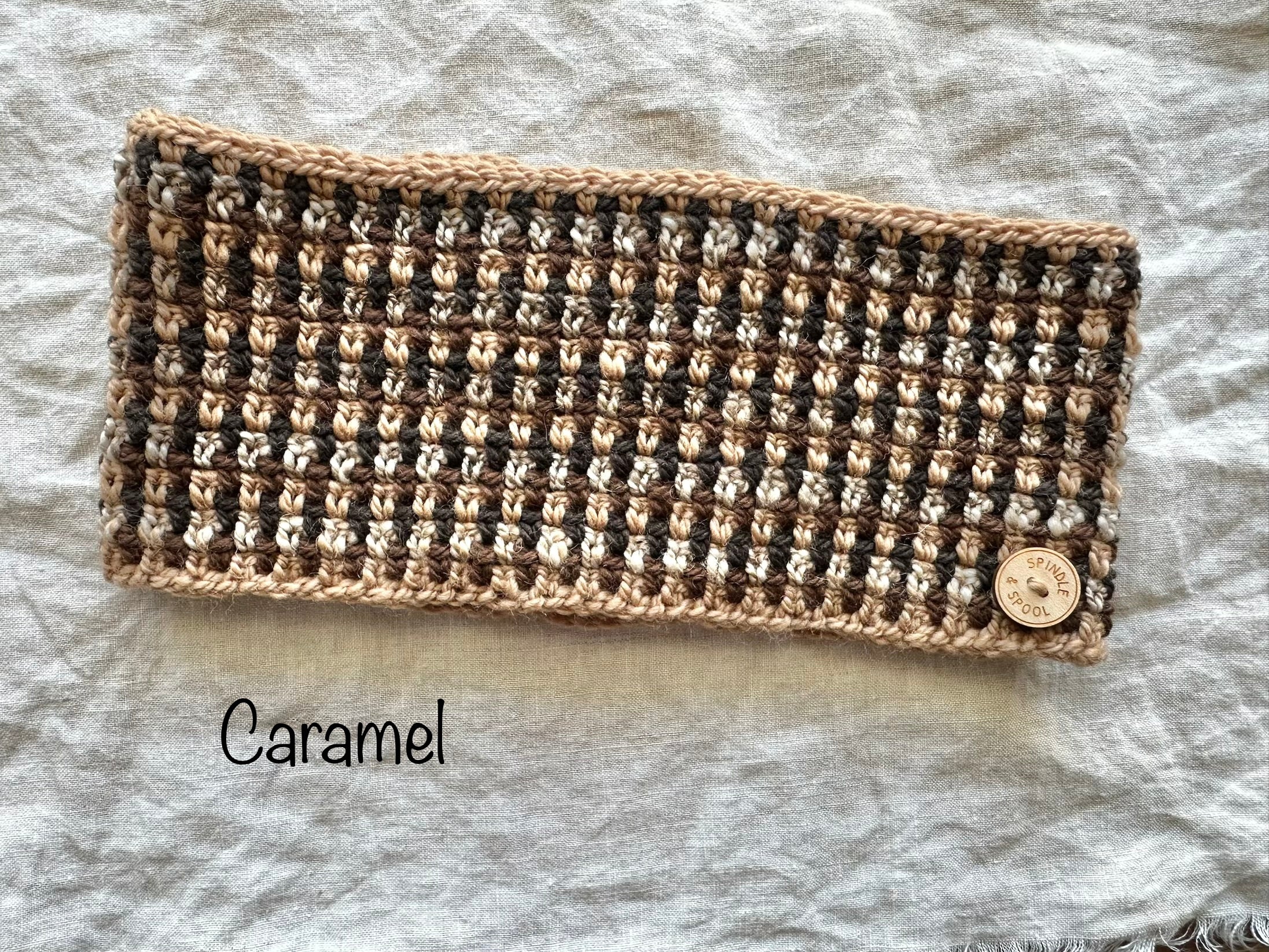'Mocha' 100% Wool Crocheted Cowls or Neck Warmers