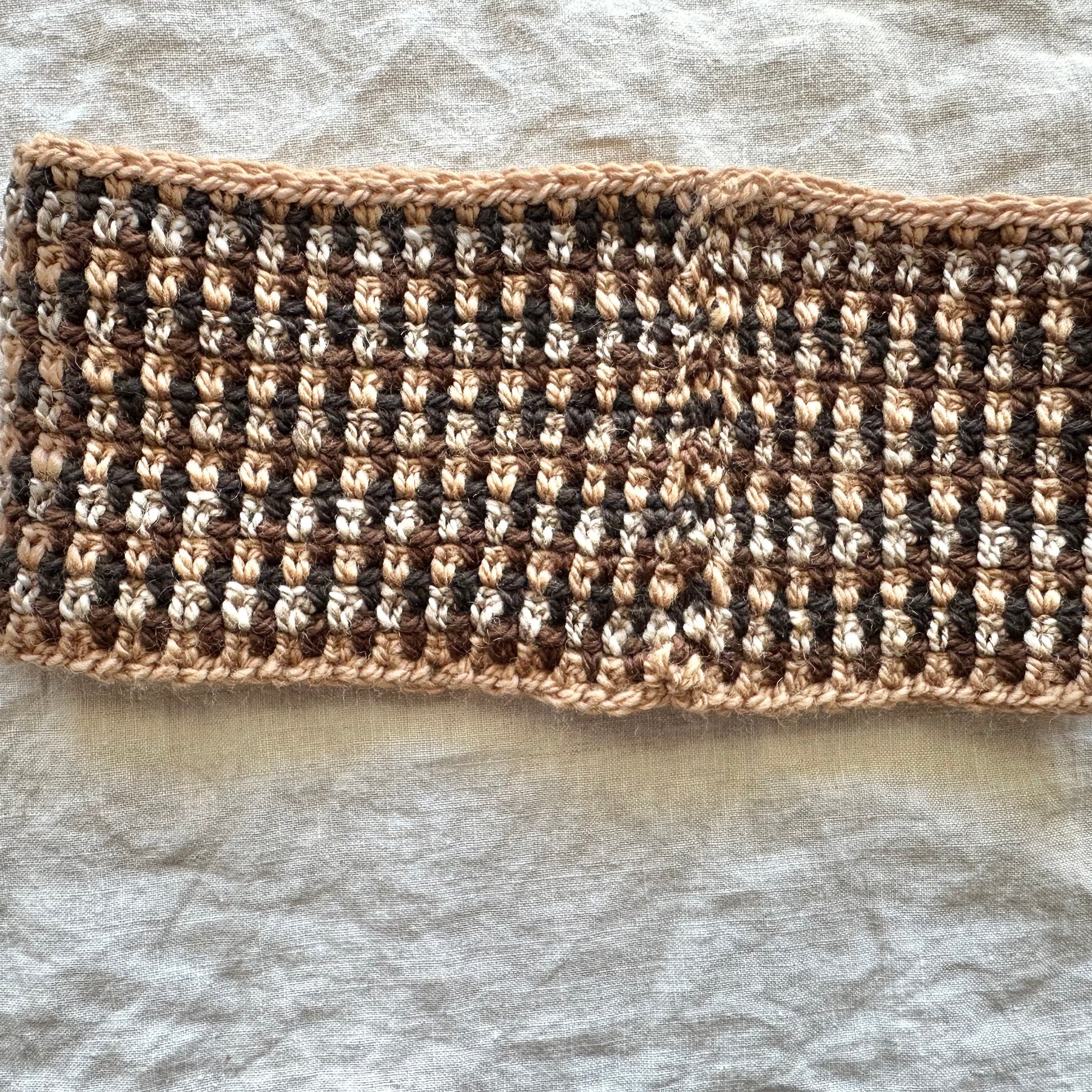 'Mocha' 100% Wool Crocheted Cowls or Neck Warmers