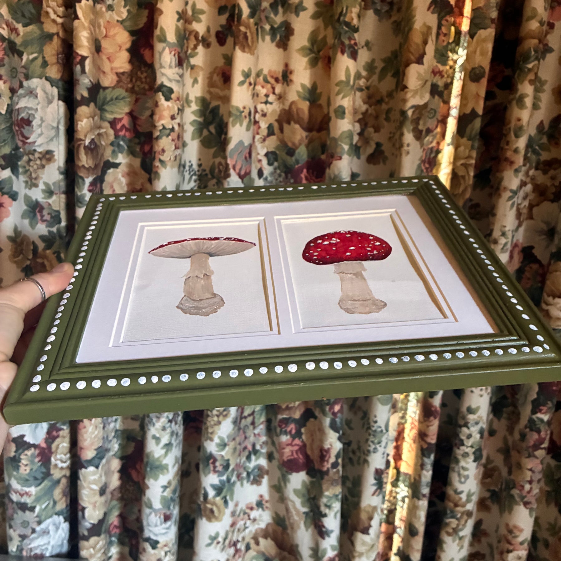 Original Duo toadstool painting