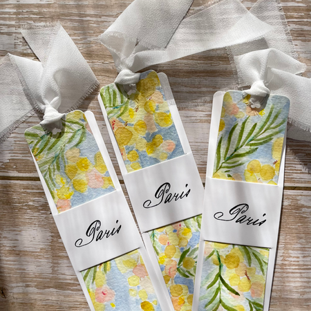 Original Handmade Watercolour Bookmarks I Wattle Collection