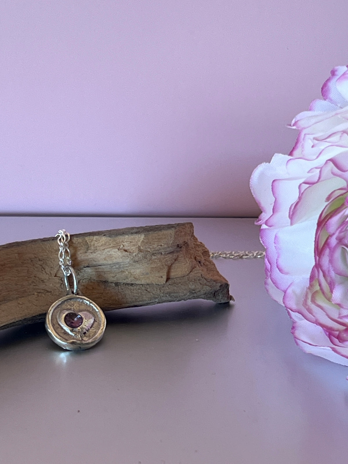 “My Heart” - Amethyst Pendant
