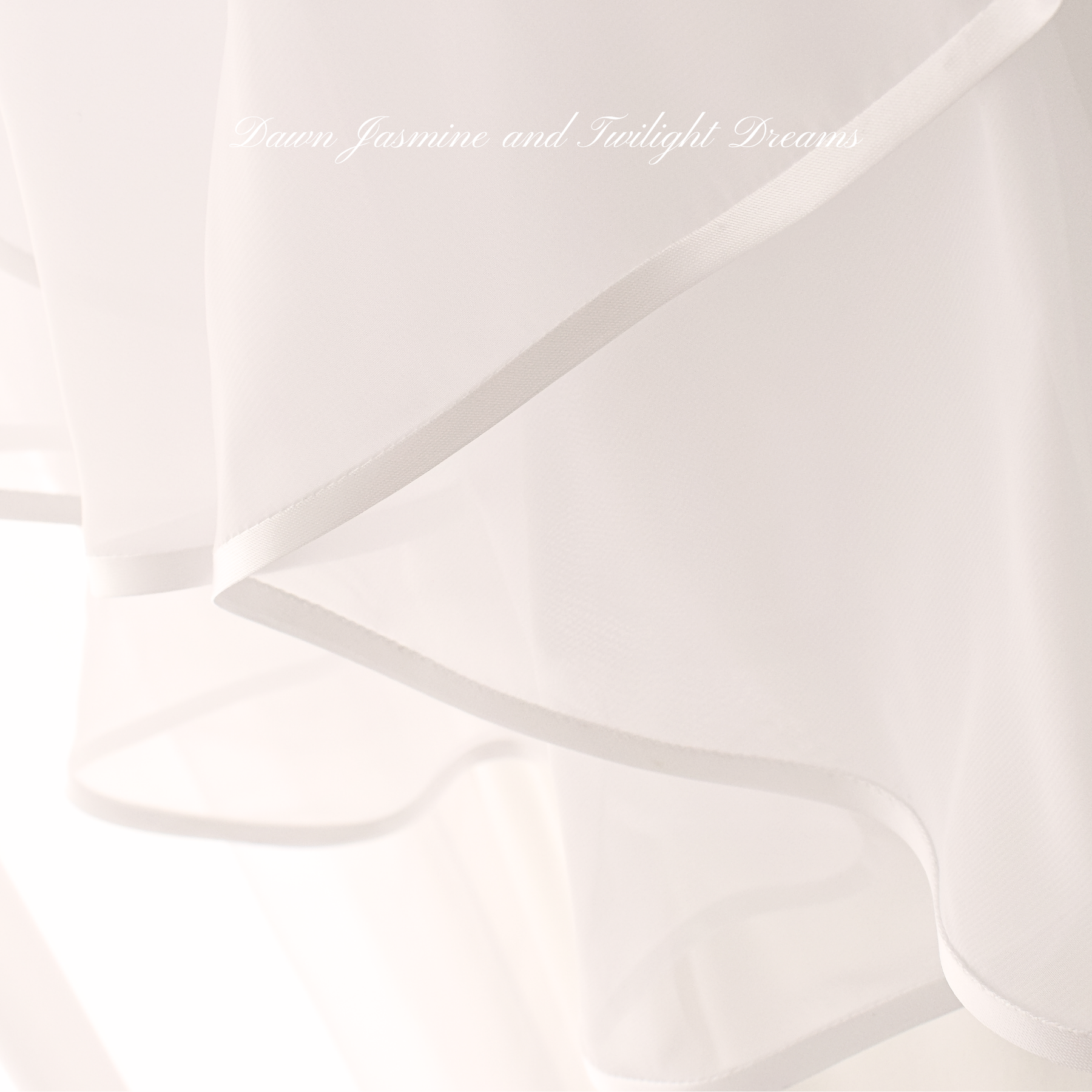 100% Silk Chiffon Center-Split Bridal Cape with Swarovski Crystal Button | The Aria