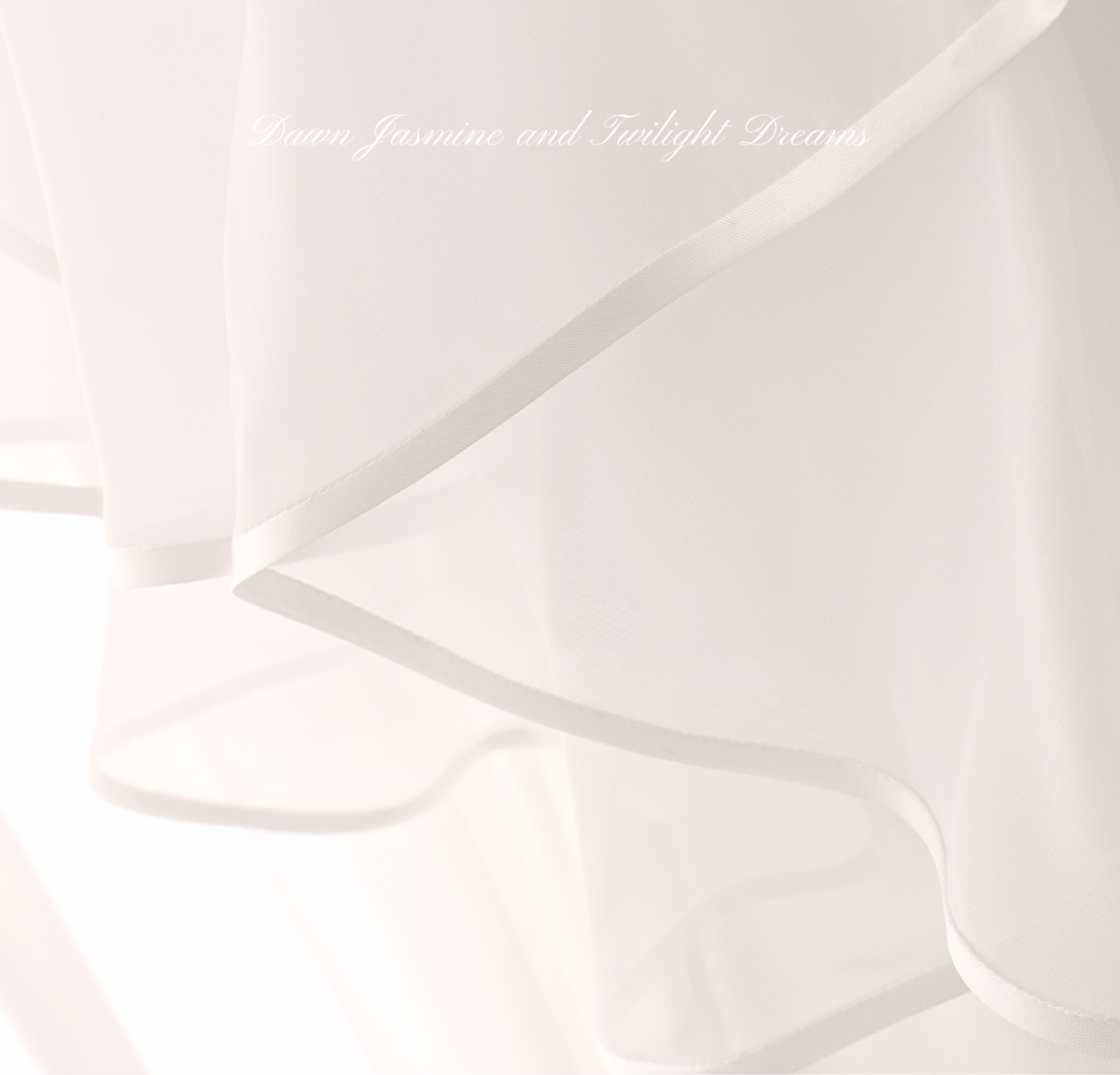 100% Silk Chiffon Center-Split Bridal Cape with Swarovski Crystal Button | The Aria