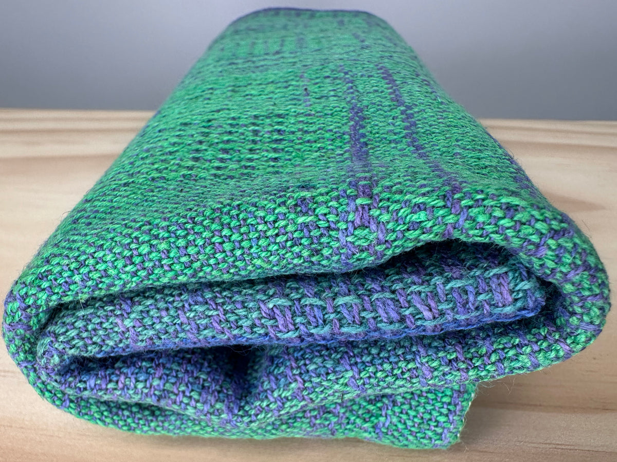 Hand-Dyed and Handwoven Linen/Cotton Tea Towels